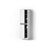 BADSCHRANK Vomano Weiß 50 x 170 cm - Anthrazit/Weiß, Holzwerkstoff (50/170/33cm) - Livinity®