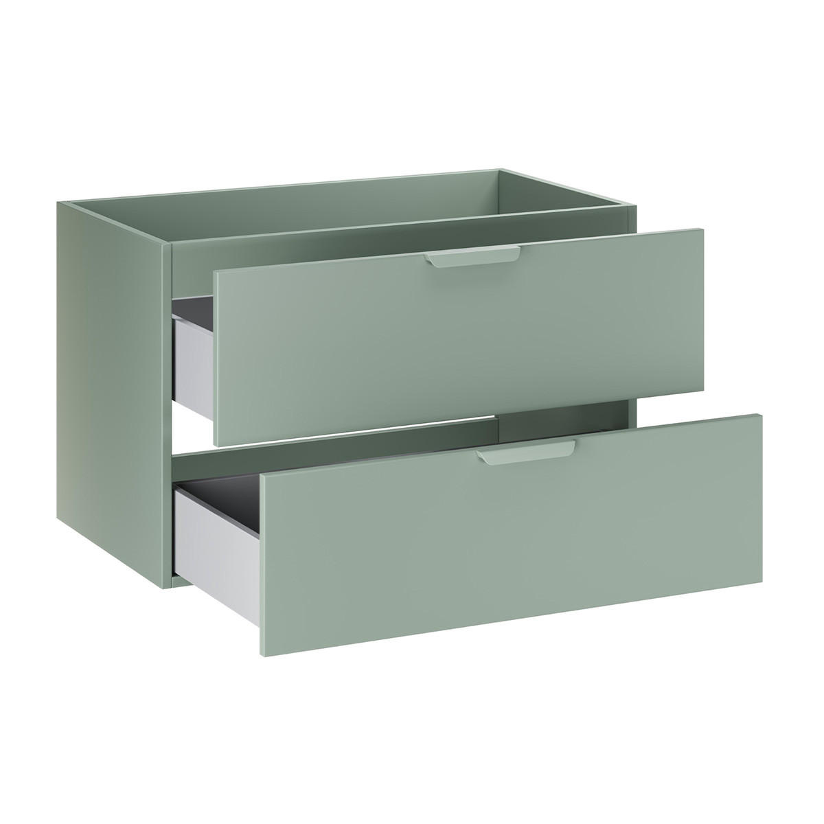 WASCHTISCHUNTERSCHRANK 80cm Oria Grün - Grün, Holzwerkstoff (80/50/45.5cm) - Petits-meubles