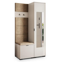 GARDEROBENSCHRANK VIRA 95/181/51 cm Modern Garderobe-Set Kaschmir - Kaschmir/Beige, Holzwerkstoff (95/181/51cm) - MASSENO