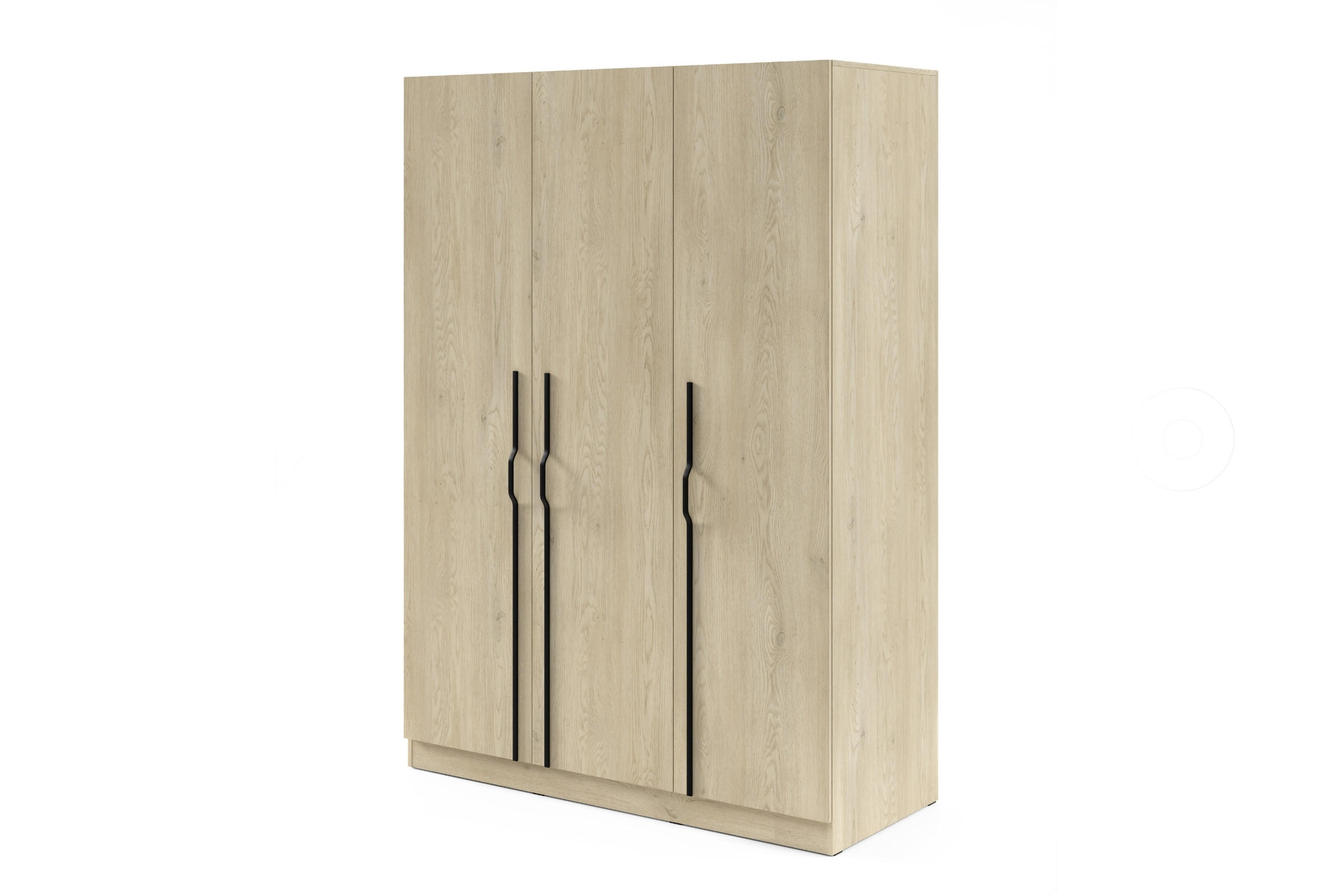 Deine Möbel 24 Drehtürenschrank Eiche 150x210x61 cm