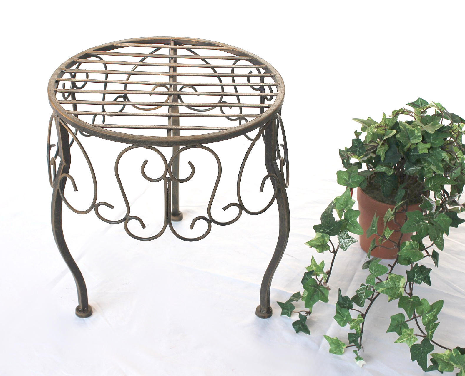 DanDiBo Blumenhocker Braun 27x30x27 cm