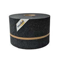 SICHTSCHUTZSTREIFEN Design Vlies für Doppelstabmatten Schwarzgrau 35m - Schwarz, Kunststoff (3500/19cm) - ZAUN|ZU