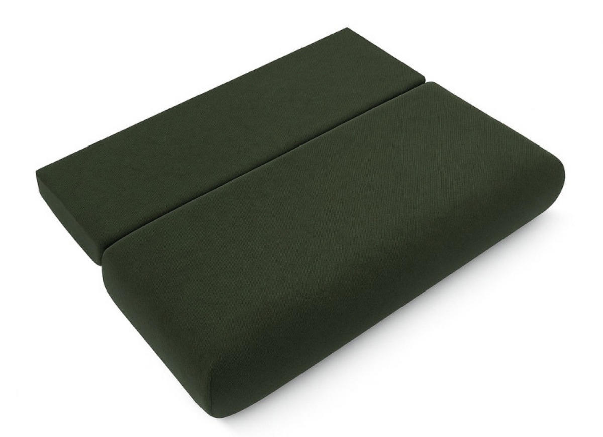 SOFA Grün OTO Ausziehbar Mit Bonnellfederung - Grün, Textil (206/90/92cm) - Sepro Meble