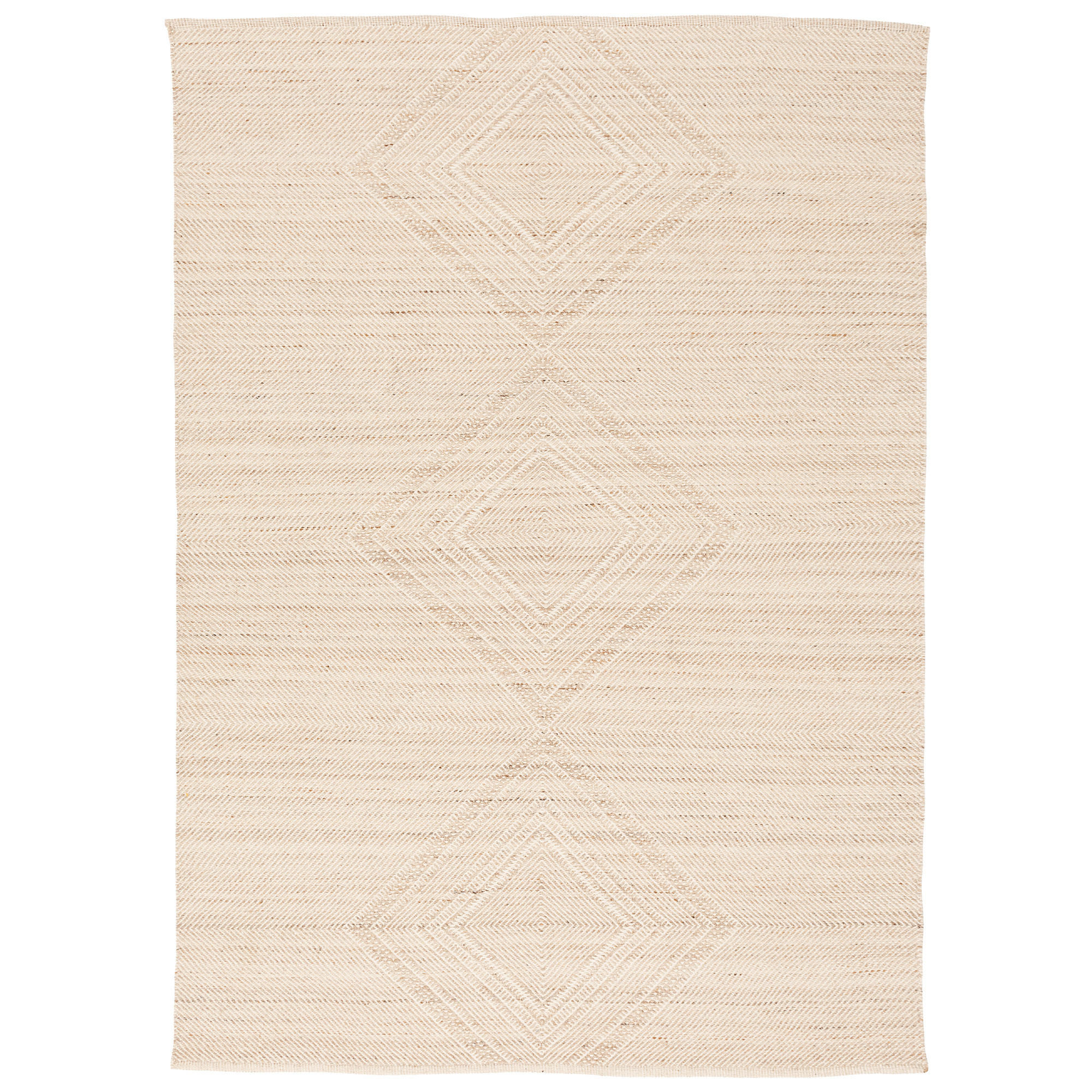 NATUR TEPPICH KELIM WOLLE LARA MELIERT - Naturfarben, Textil (70/130cm) - Pergamon