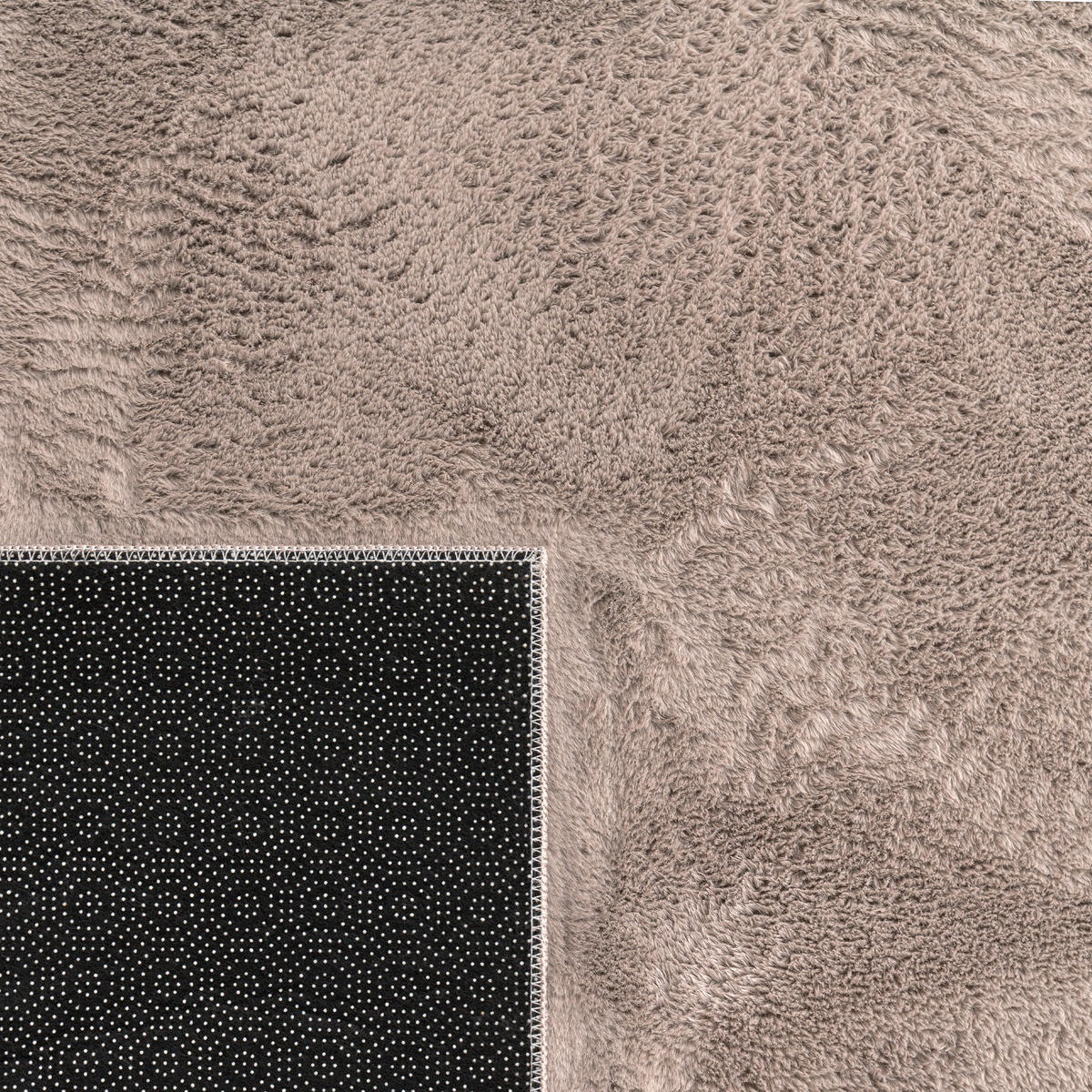 HOCHFLORTEPPICH 100/200 cm Soft 380 - Taupe, Textil (100/200cm) - Paco Home