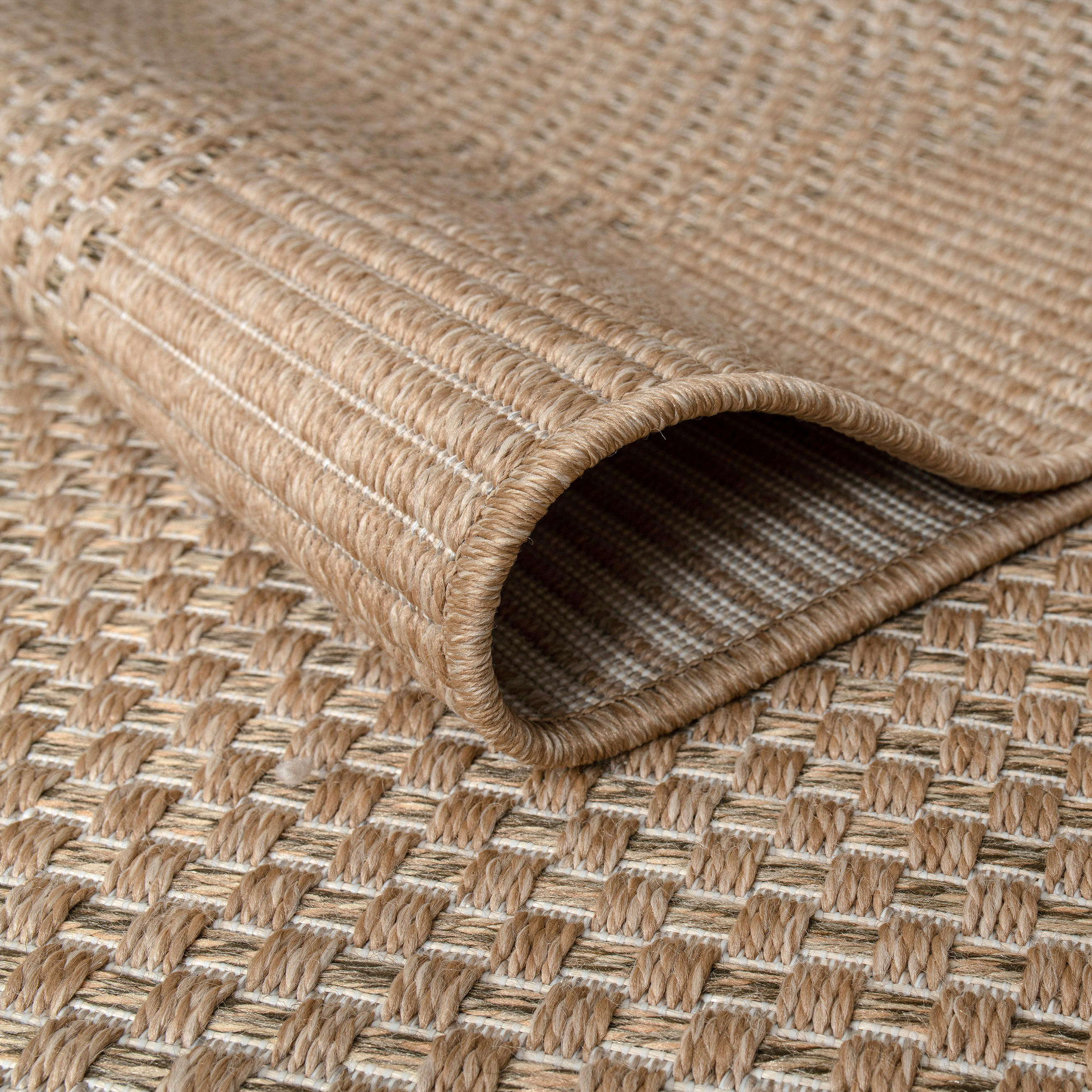 Thumbnail - Paco Home Outdoorteppich, Beige, Textil, Rechteckig, 200x290 cm, strapazierfähig, für Fußbodenheizung geeignet, Teppiche...