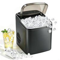 EISWÜRFELMASCHINE Kühleis 2.5L - Grau, Kunststoff (30.5/30.2/23.5cm) - Nettlife