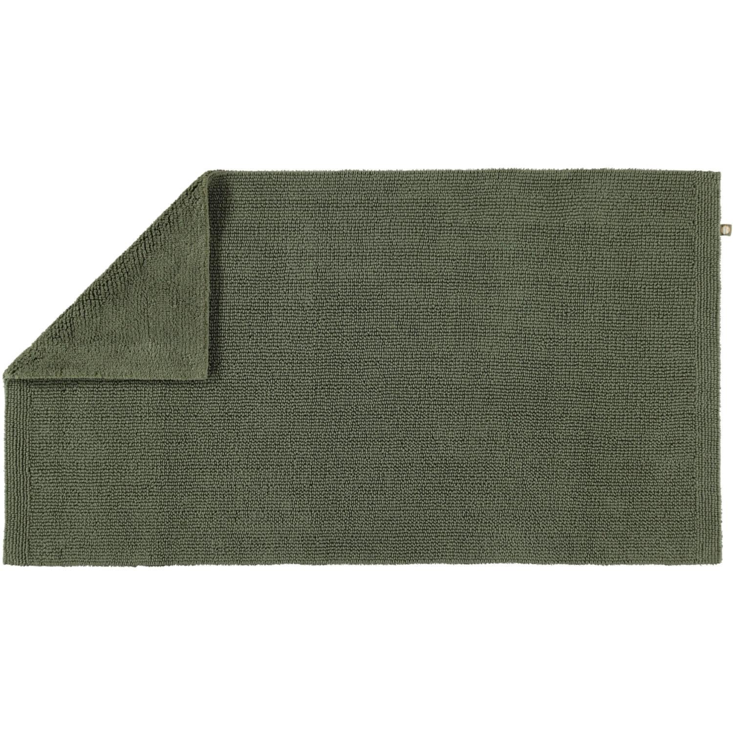 BADTEPPICHE PUR OLIVE - 404 - Grün, Textil (70/130cm) - Rhomtuft