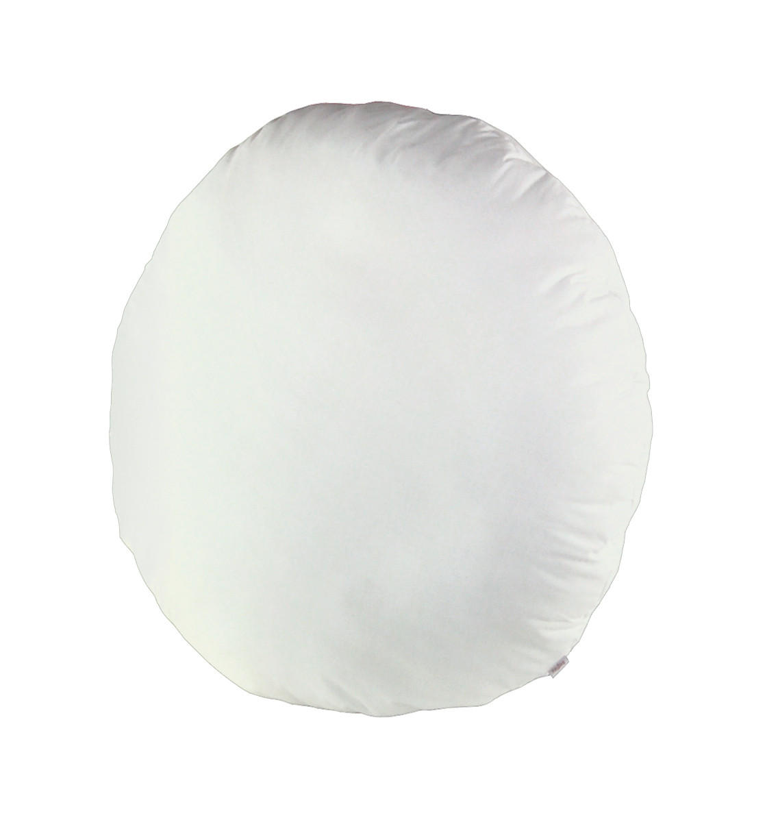 BODEN-/RUNDKISSEN Rund PublikUp gefüllt mit Schaumstoffflocken 80 cm Ø - Weiß, Naturmaterialien/Textil (80cm) - beties Heimtextil