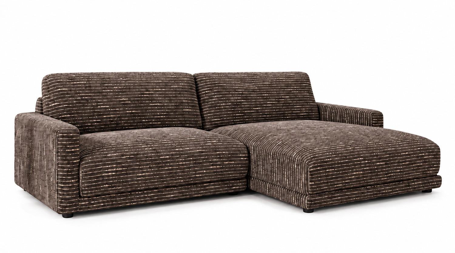 Kawola Ecksofa Braun 262x168 cm