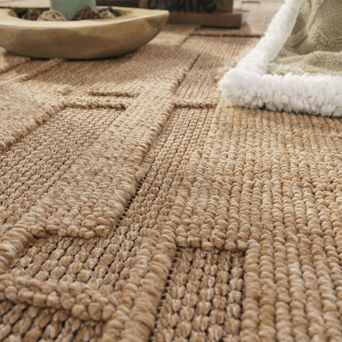 OUTDOORTEPPICH Boho Beige 160 x 220 cm - Beige, Kunststoff (160/220cm) - TT Home