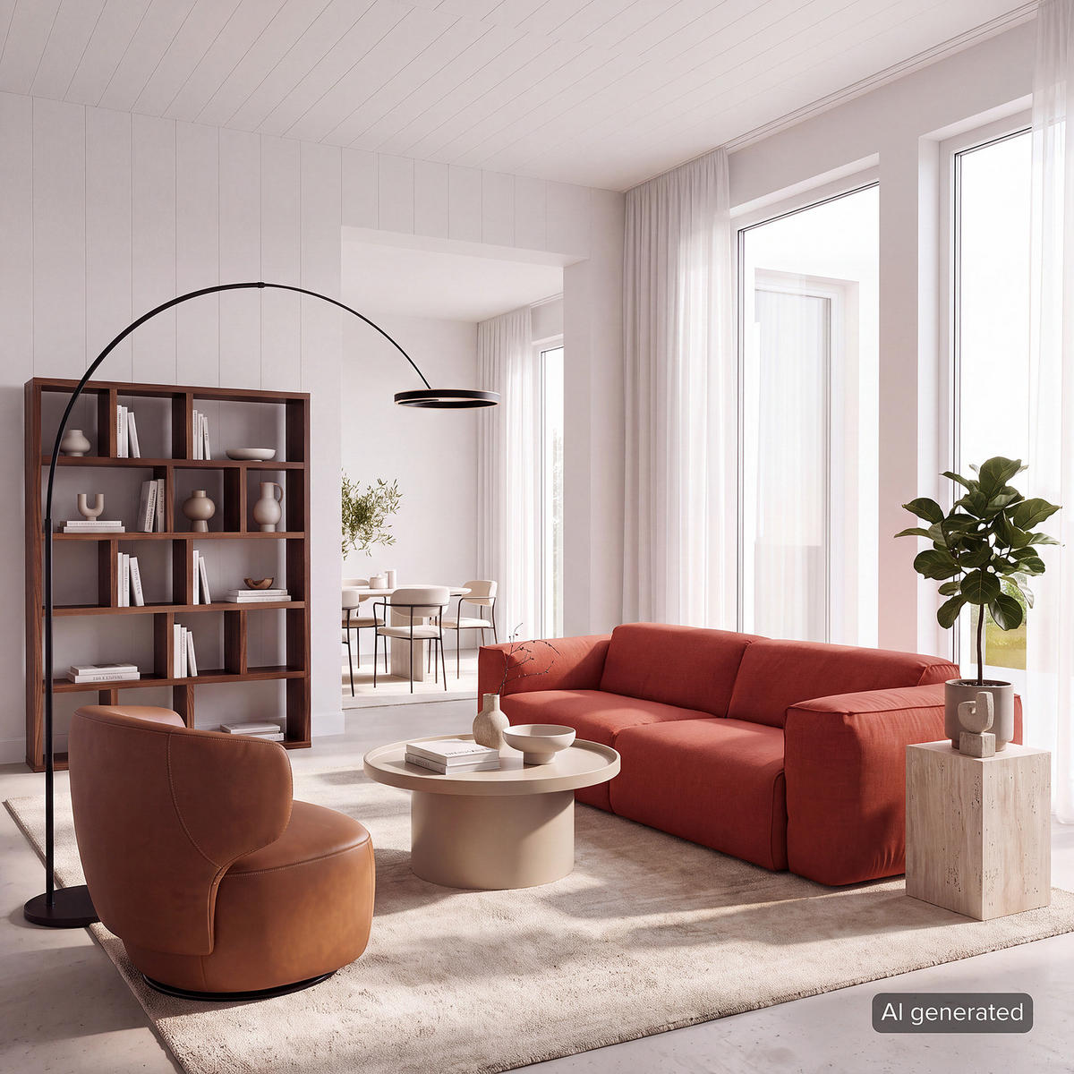 3-SITZER SOFA - Rot/Schwarz, Kunststoff/Textil (251/71/102cm) - home24