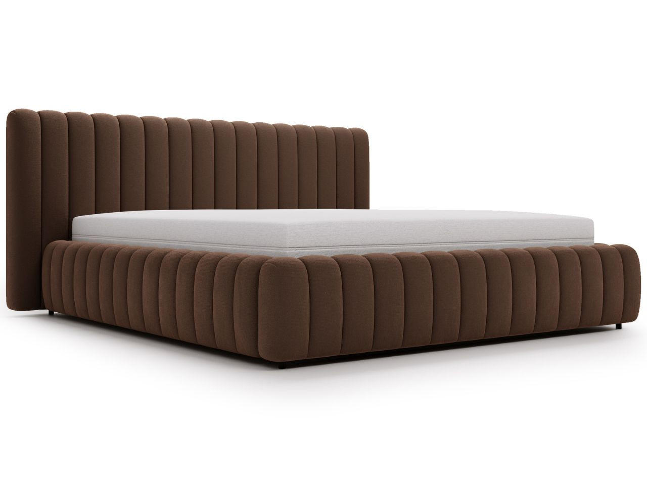Graingold Polsterbett Braun 120x200 cm