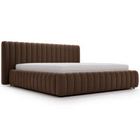 POLSTERBETT Bliss 160x200 Braun - Braun, Textil (160/200cm) - Graingold