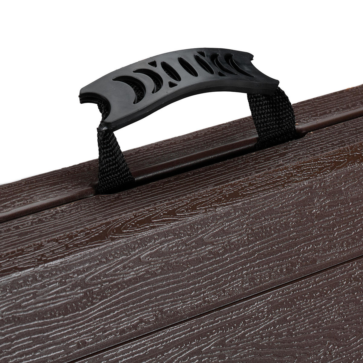 GARTENTISCH - Braun, Metall (60/120/74cm) - Relaxdays