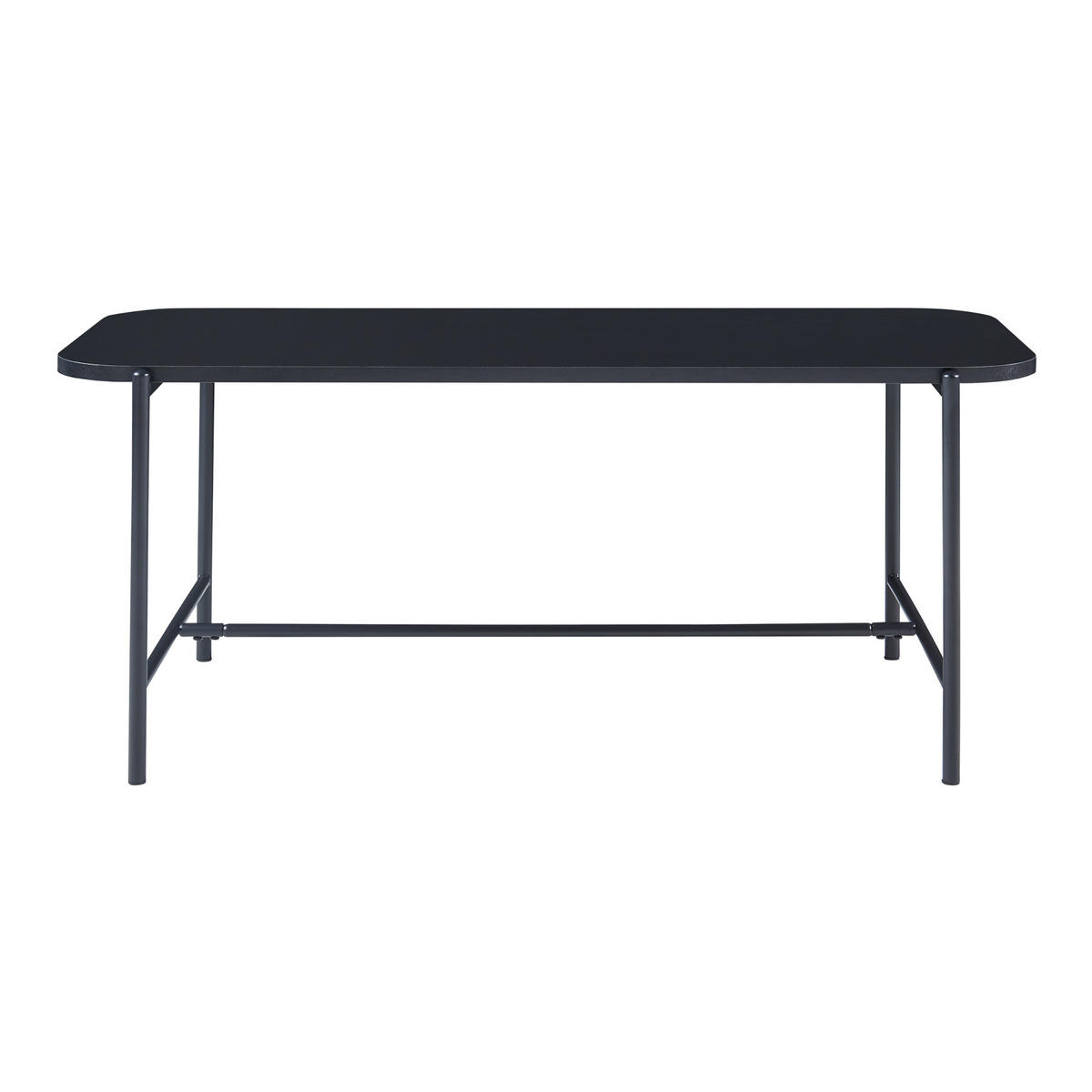 COUCHTISCH Samnanger 110/50/45 cm - Schwarz, Holzwerkstoff/Metall (110/50/45cm) - [en.casa]