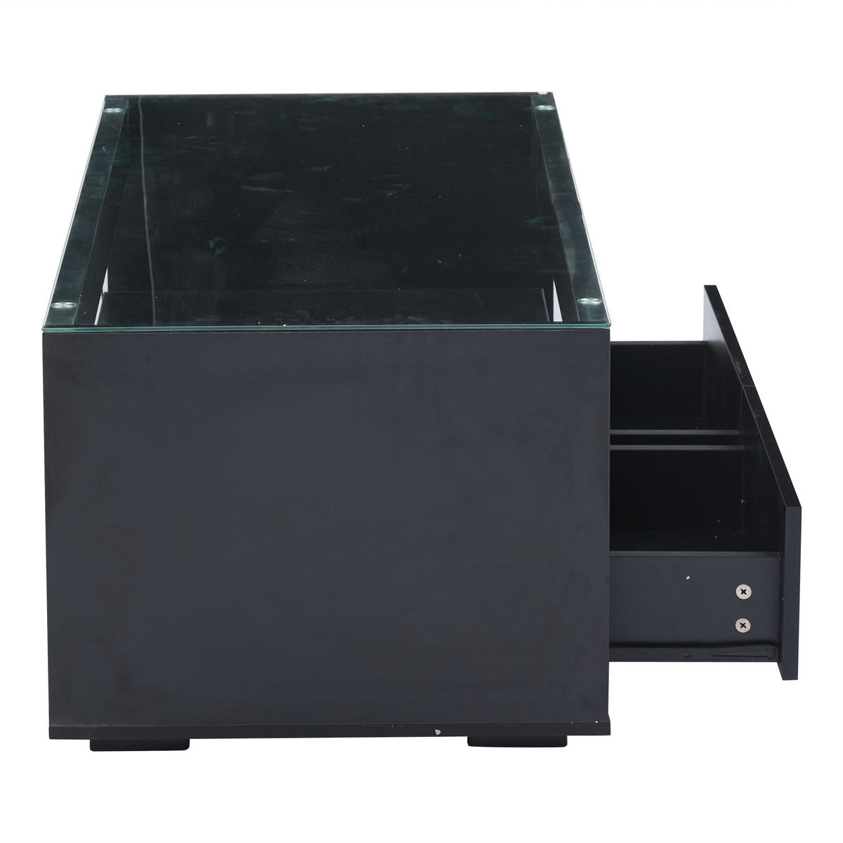 COUCHTISCH DE-183 Modellname Schwarz - Schwarz, Holzwerkstoff (50/100/40cm) - ComfortXL