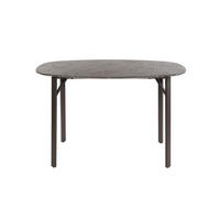 BARTISCH SESTA Schwarz Holz - Schwarz, Holz/Metall (75/92/140cm) - KAWOLA