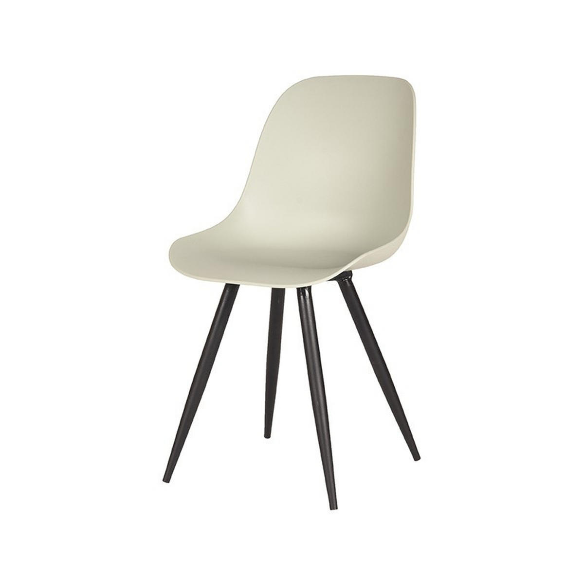 ESSZIMMERSTUHL Monza Beige 54/46/88 cm 2er-Set - Creme, Kunststoff (46/88/54cm) - LABEL51