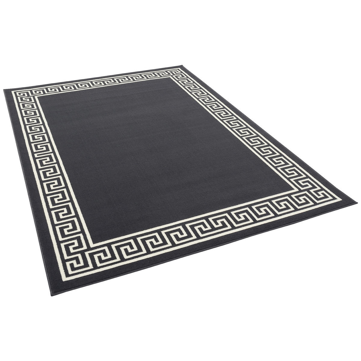 TEPPICH TRENDLINE RÖMISCH BORDÜRE - Anthrazit, Textil (140/200cm) - Pergamon