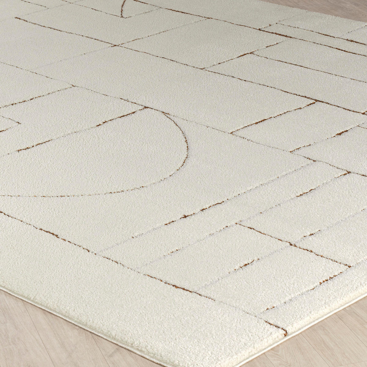 KURZFLORTEPPICH 160/213 cm Weiß - Weiß, Naturmaterialien/Textil (160/213cm) - LIVABLISS