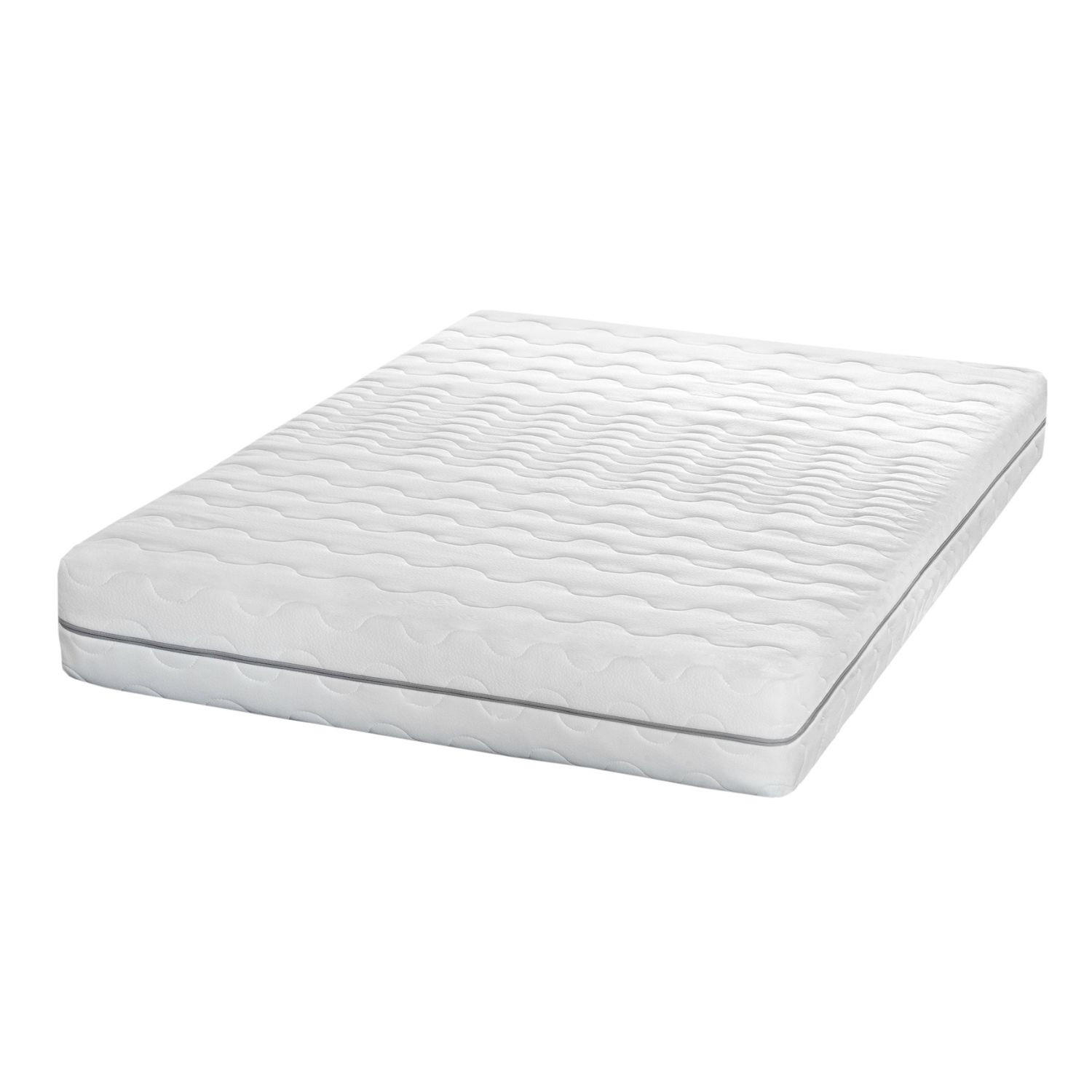 MATRATZE 90x200 mit Taschenfederkern, H2+H3 Höhe 21cm - Öko Tex zertifizierte Taschenfederkernmatratze 90x200 - Weiß, Textil (90/200cm) - Sleepneo