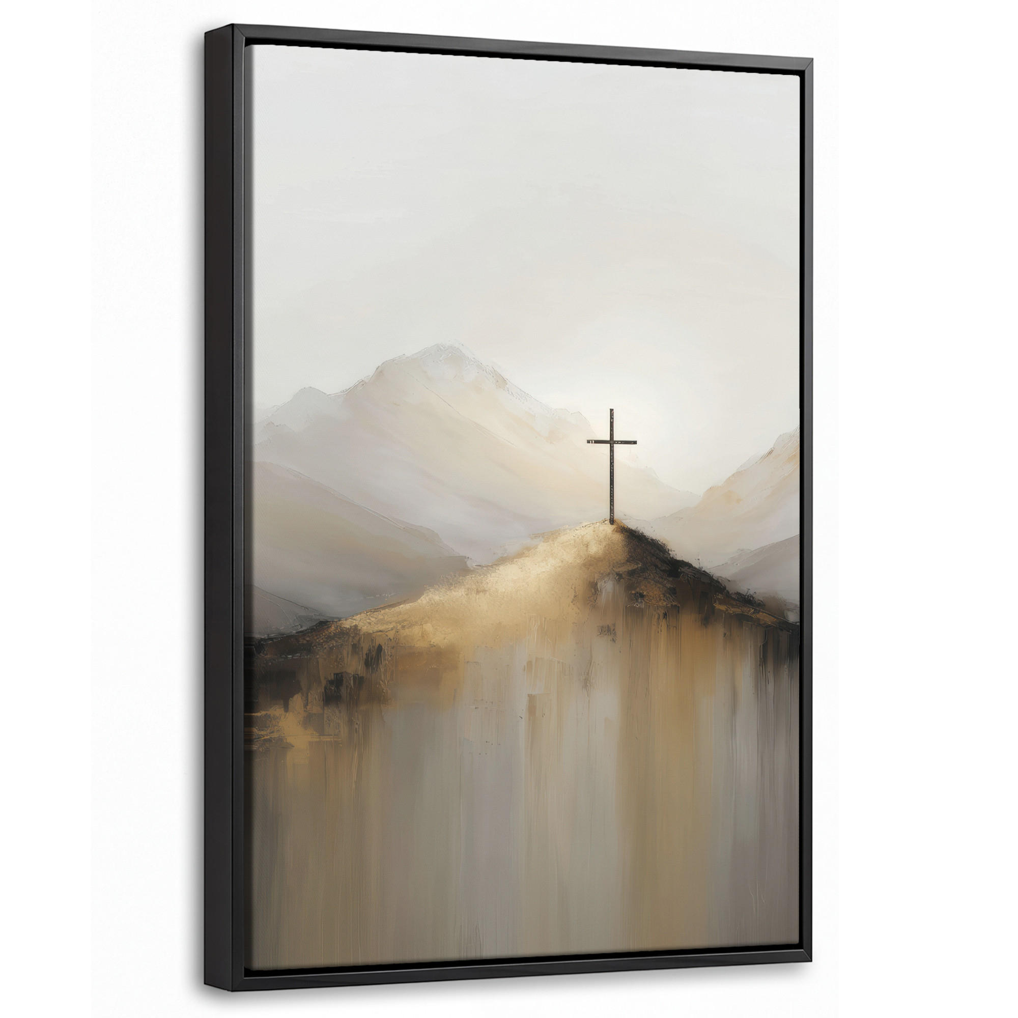 MuchoWow Leinwand Beige 40x60 cm