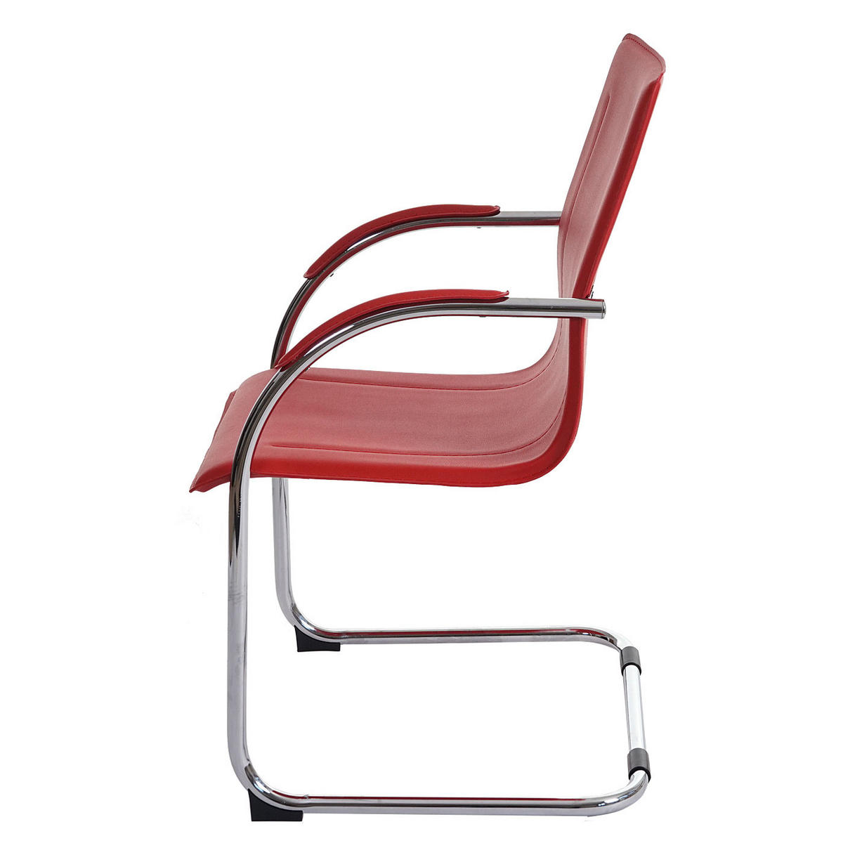 KONFERENZSTUHL Rot 2er-Set - Rot, Kunststoff (56/93/56cm) - Jamb