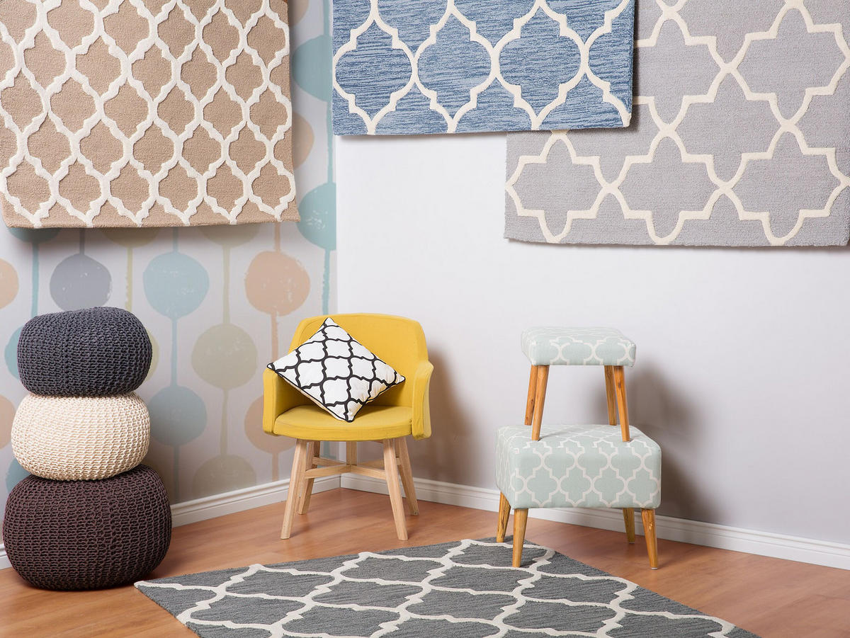 KURZFLOR-TEPPICH Erbaa 150/80 cm - Beige, Textil (80/150cm) - Beliani