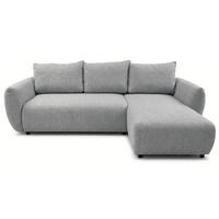 ROHOVÁ POHOVKA Zordo Šedý Žinylka Pravá Se Dvoma Úložnými Prostory - šedá, textil/plast (170/256cm) - Selsey