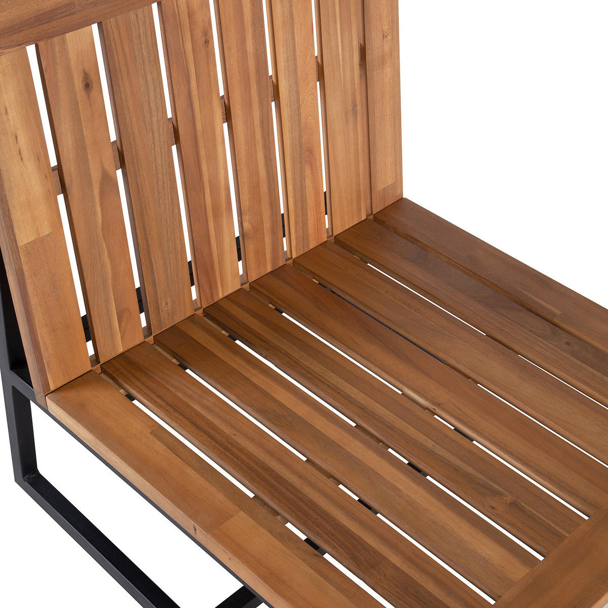 LOUNGESESSEL - Polyester / Akazie massiv - Grau / Braun - Braun/Grau, Holz/Textil (65/79/74cm) - home24