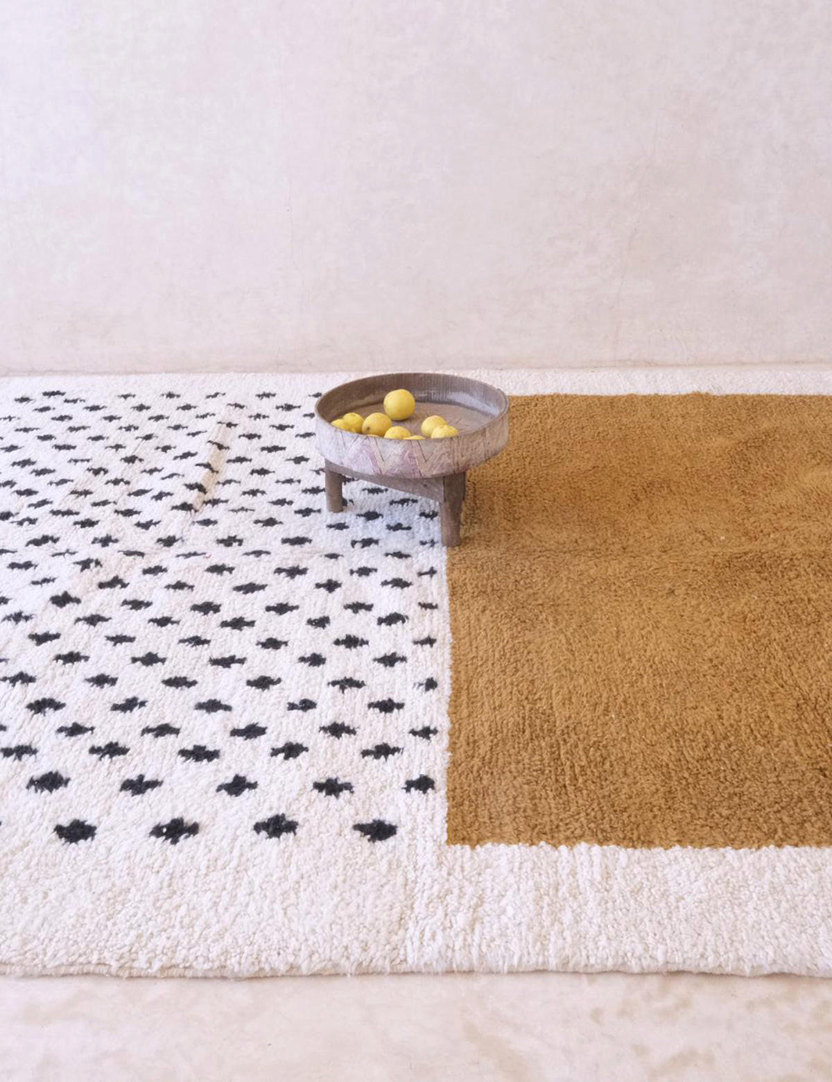 BERBERTEPPICH handgeknüpft Design aus Wolle 200x 300 cm - Braun, Naturmaterialien (200/300cm) - AFK Living
