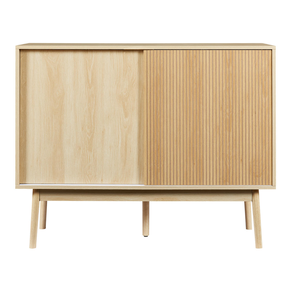 SIDEBOARD Landskrona - Eichefarben, Holz/Holzwerkstoff (115/90/40cm) - [en.casa]