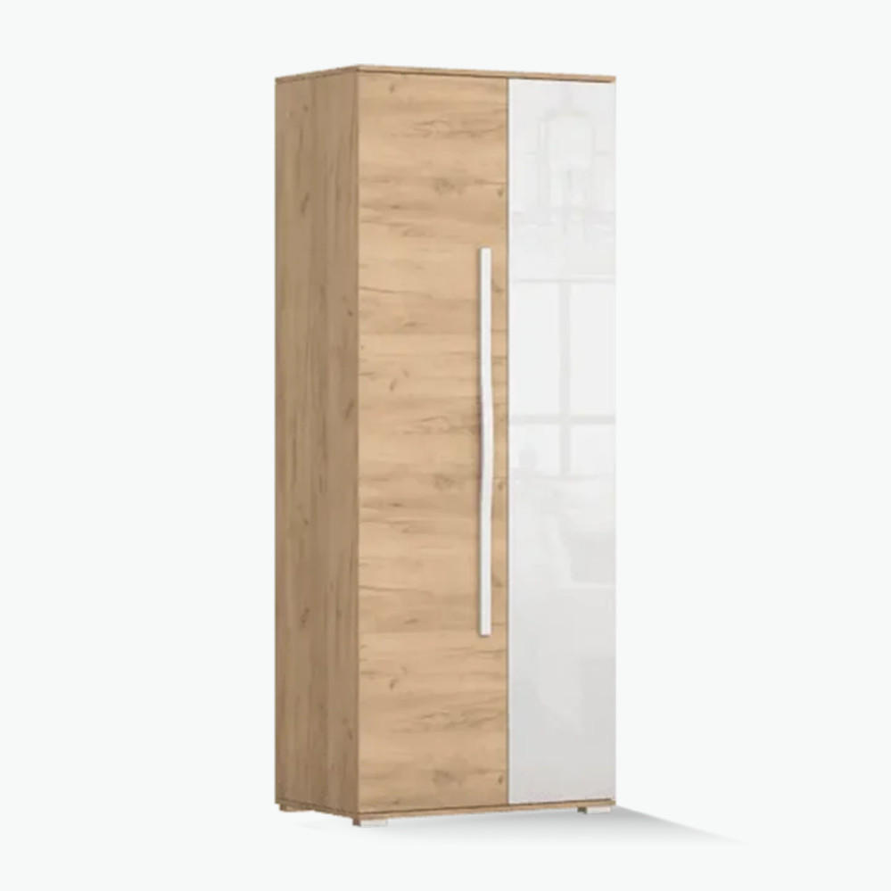 imoebel24 Kleiderschrank Eiche 80x202x52 cm