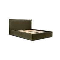 POLSTERBETT Amada Komplettset - Grün, Holzwerkstoff/Textil (180/200cm) - Fun Möbel