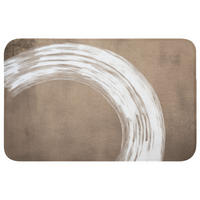 WC PŘEDLOŽKA Barva - hnědá - Japandi 80x50 cm - barva mokka, textil/plast (80/1cm) - OnlyWow