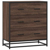 KOMMODE Sopi für Wohnzimmer Braun Eichen-Optik 68x35x76 cm - Eichefarben, Holz (68/76/35cm) - DELUKE