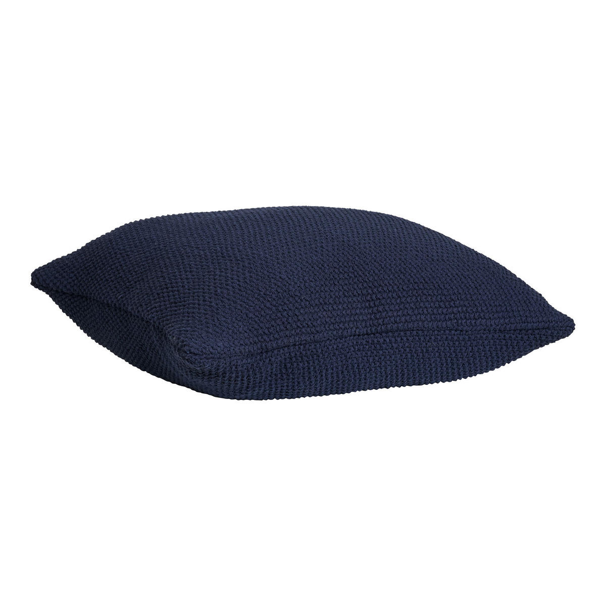 KISSEN Santos 100% Recycelte Baumwolle Dunkelblau - Dunkelblau, Textil (45/45cm) - tinkaro