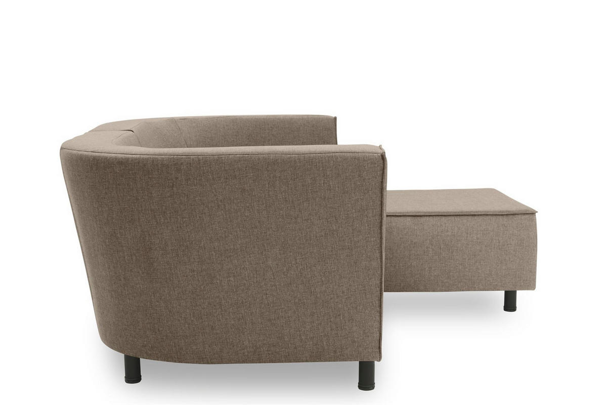 GARTENLOUNGE-SET 2 Brandie 206x77x176 mit Outdoorbezug in braun - Braun, Kunststoff (206/77/176cm) - 58aufmkessel