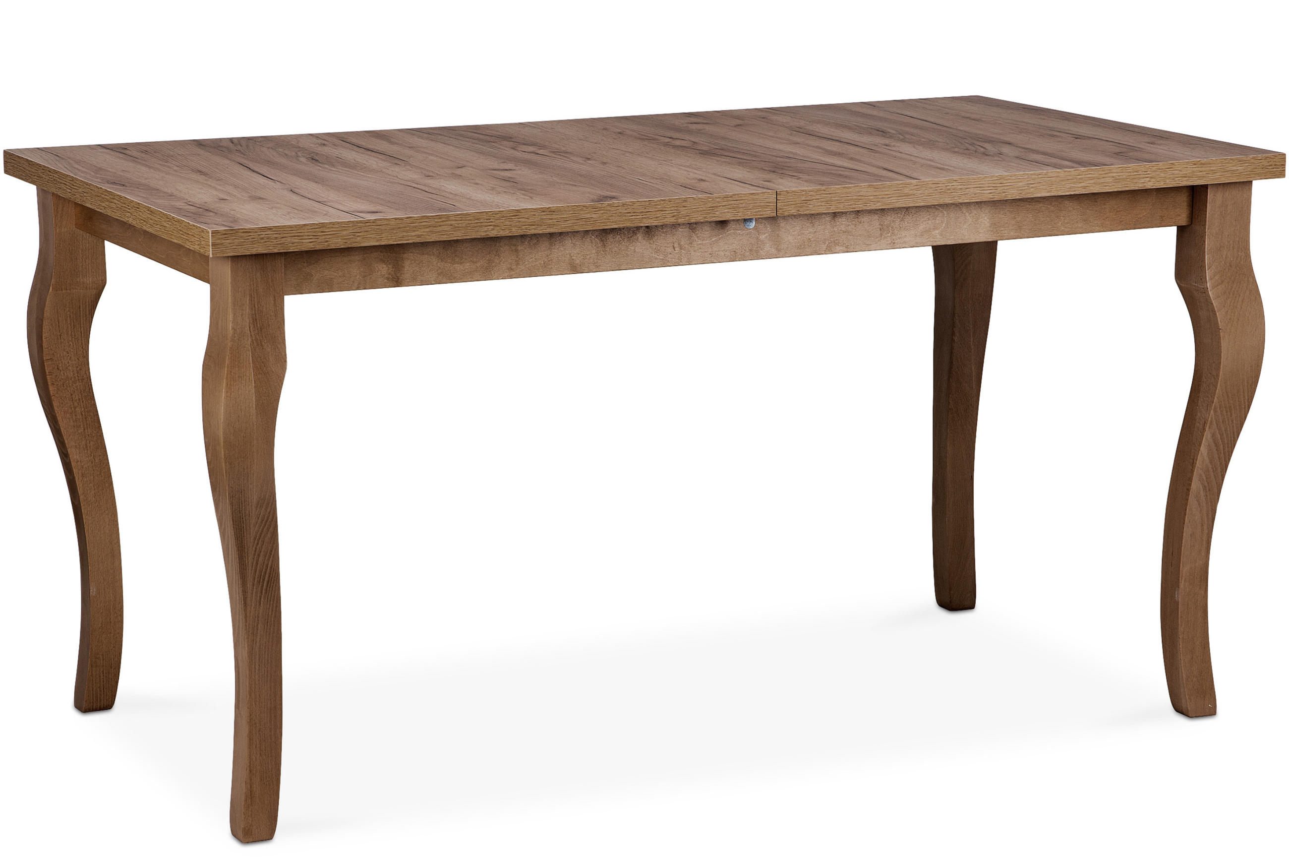 ESSTISCH CABIO ausziehbar bis 190cm, Eiche lefkas - Eichefarben, Holz (150/77/80cm) - KONSIMO®
