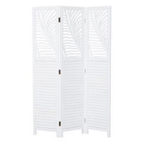PARAVENT 120/170 cm Weiß - Weiß, Holz (120/170/2cm) - Homestyle4u