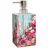 SEIFENSPENDER Spring - Türkis/Pink, Kunststoff (7/15/7cm) - Sanilo