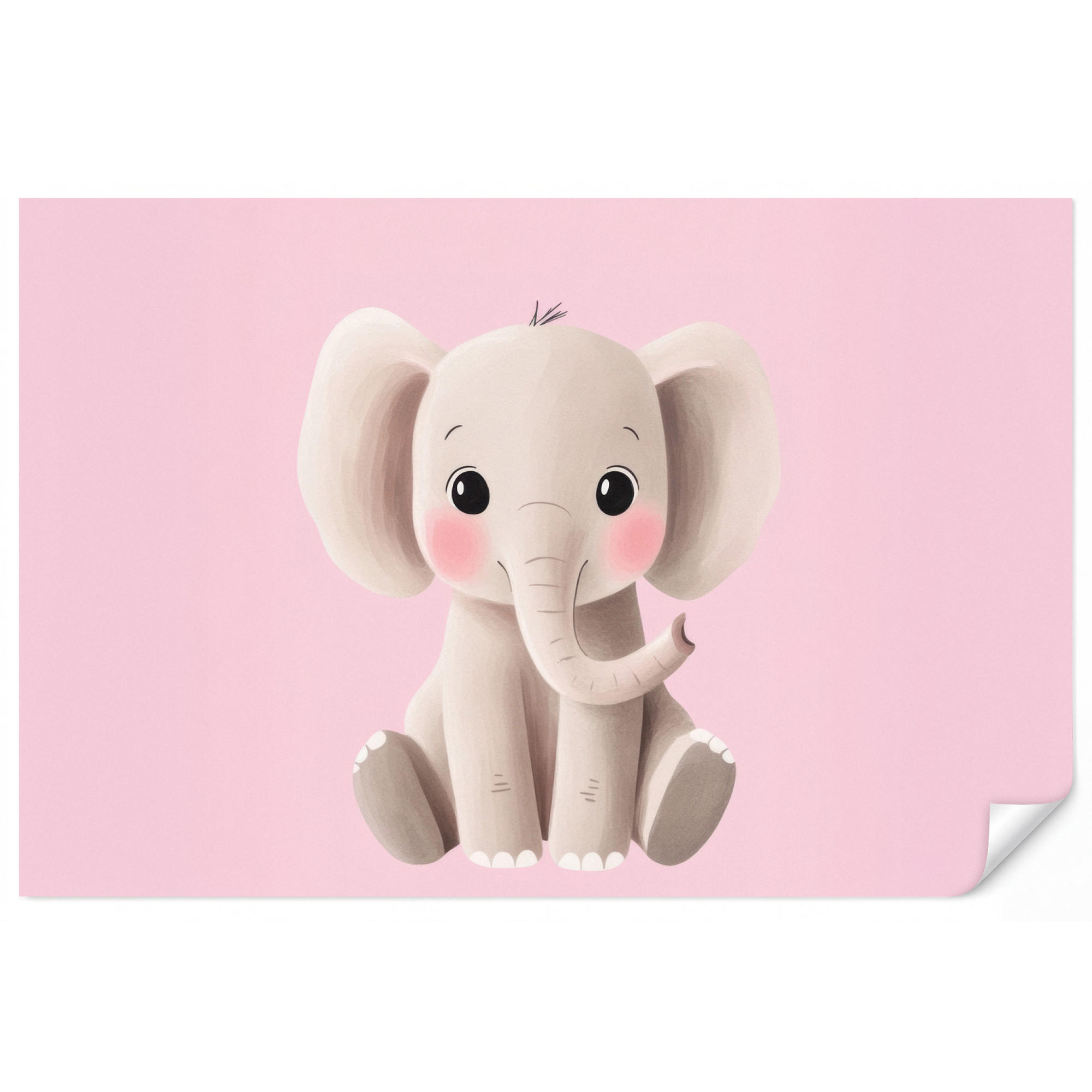 OnlyWow Kindertapete Hellrosa 400x280 cm