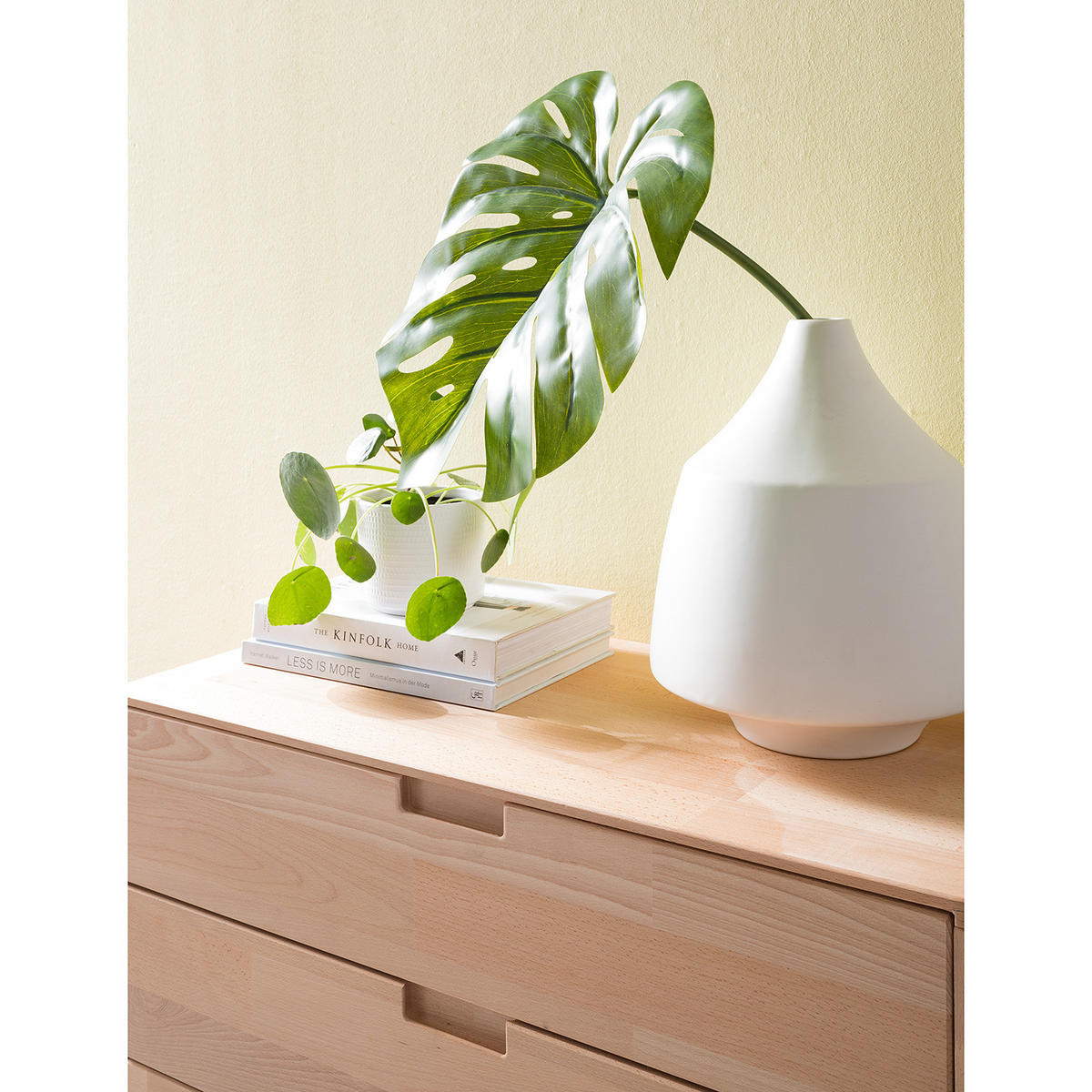 HIGHBOARD - Massivholz - Buchefarben, Holz (80/115/40cm) - home24