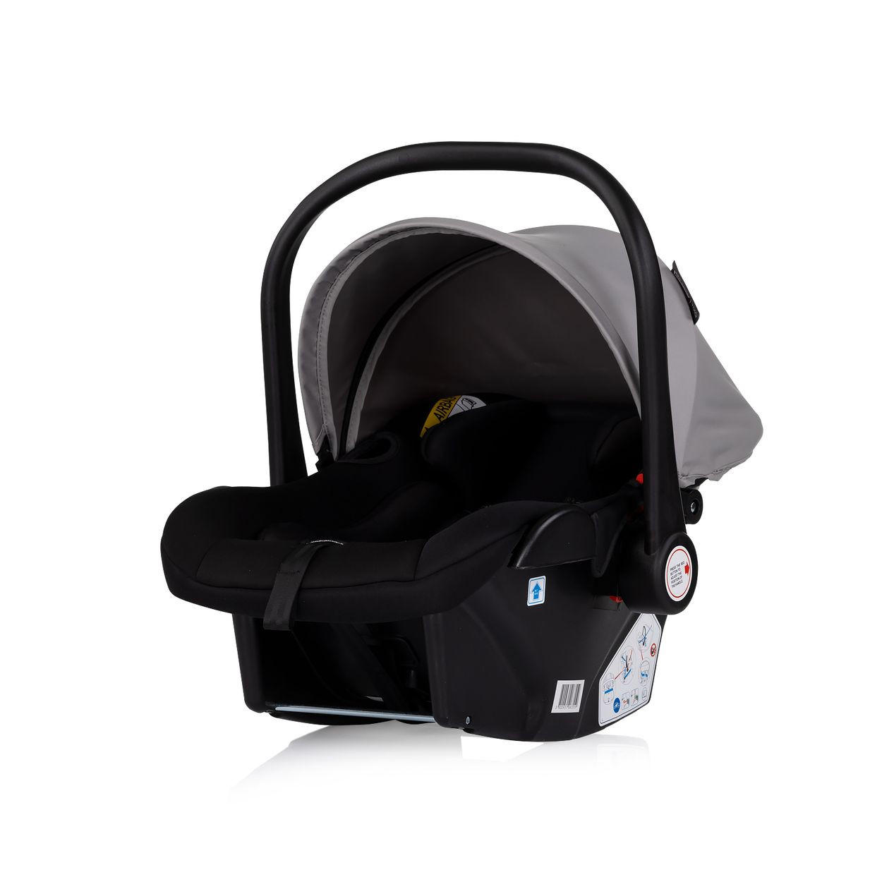 BABYSCHALE SET Vista grau Station Vista i-Size (40-87cm) verstellbar - Grau, Kunststoff (43/56/60cm) - Chipolino