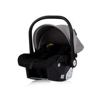 BABYSCHALE Vista i-Size hellgrau (40-87cm) Gruppe 0+, Sonnendach, 3D-Kissen - Grau, Kunststoff (43/56/60cm) - Chipolino