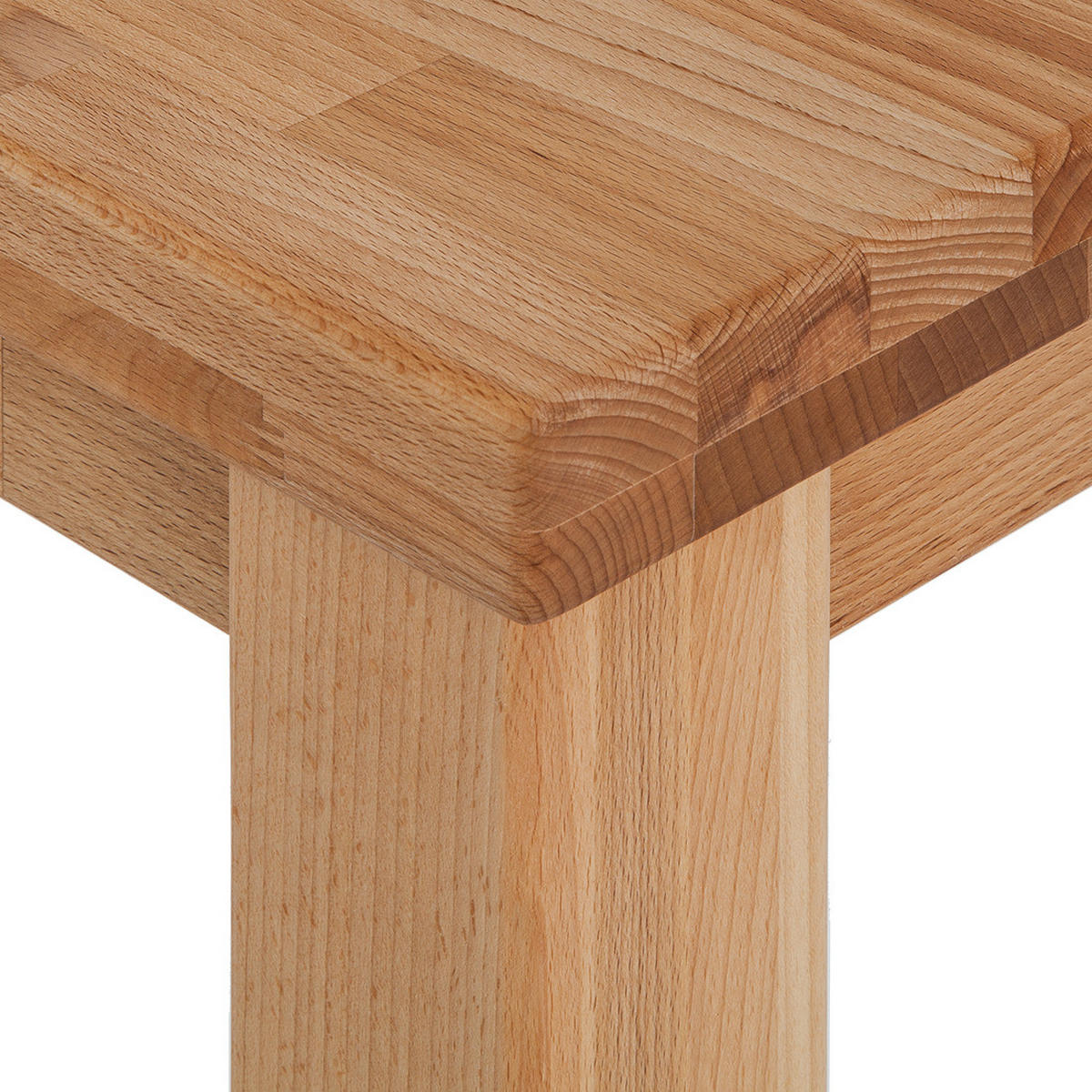 BARTISCH - Kernbuche massiv, geölt - Kernbuche, Holz (45/108/107cm) - home24