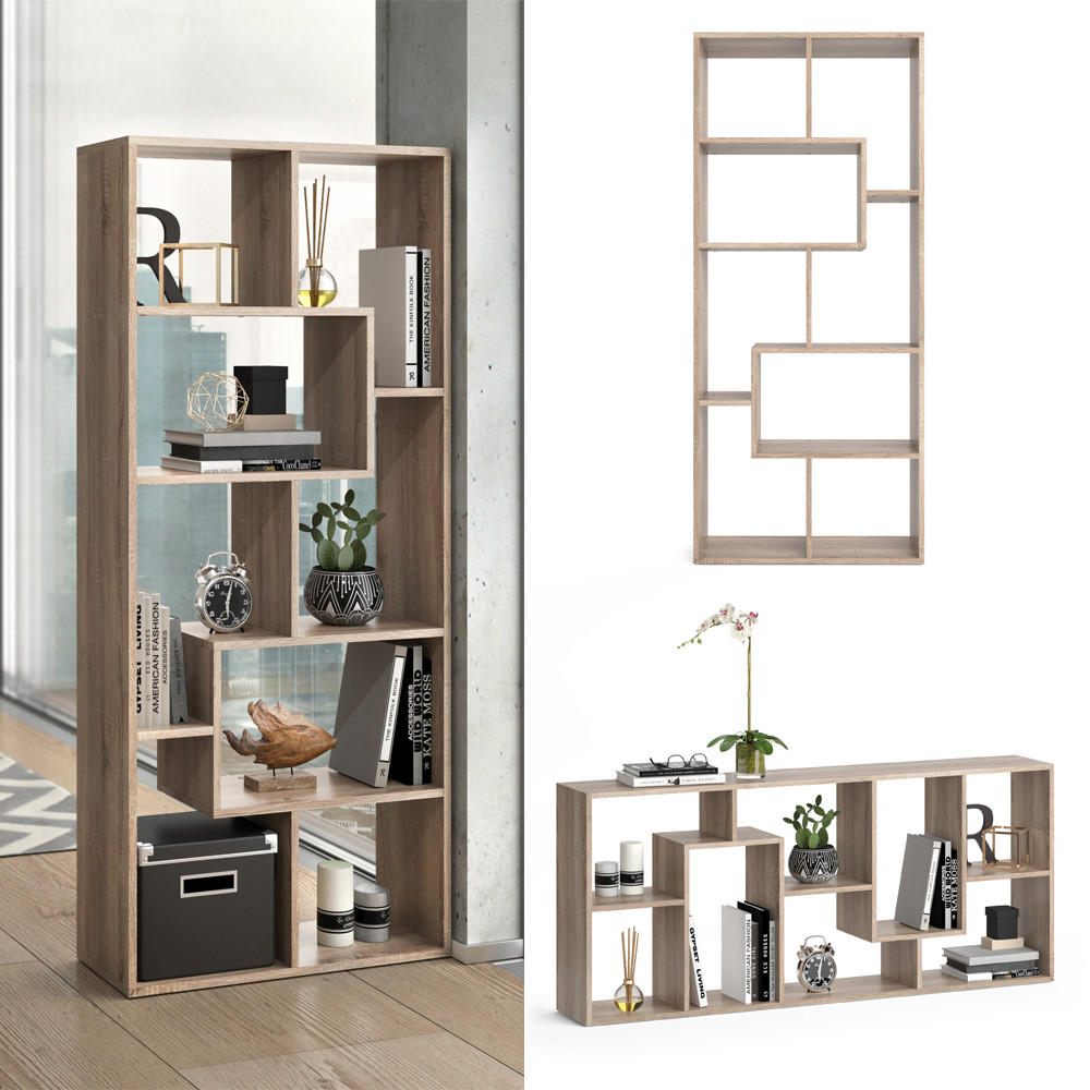 RAUMTEILER Noa Sonoma 160.6 x 67.2 cm - Sonoma Eiche, Holzwerkstoff (160.6/67.2/25cm) - Vicco