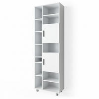BADSCHRANK Ilias Weiß 60 x 190 cm - Weiß, Holzwerkstoff (60/190/30cm) - Vicco