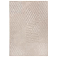 TEPPICH Beige In-Outdoor Geometrisch - Kurzflor Rechteckig - 200 x 300 cm - Beige/Creme, Textil (200/300cm) - Mazovia